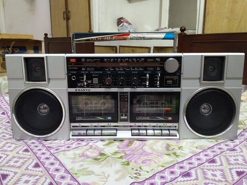 double cassette tape player/recoder 4