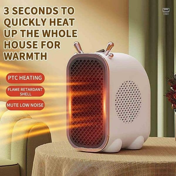 Portable Electric Heater, 800 Watt 4