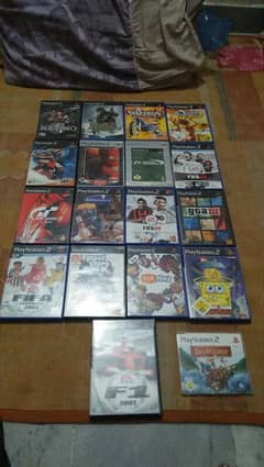 ps2 slim and 18 original cds