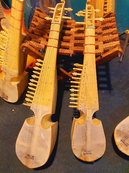 Rabab with accessories (half sadaf robab, full sadaf rubab) 3