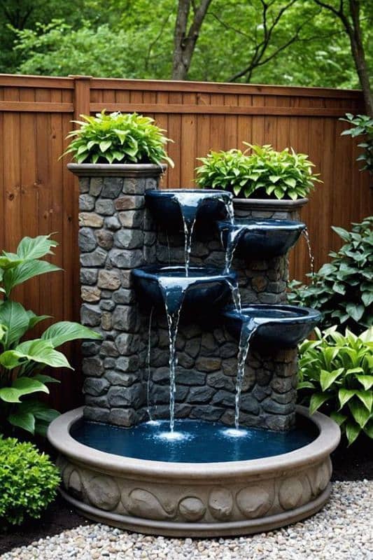 Waterfall - Fountain - Water Features - Vertical Garden - Pool 3