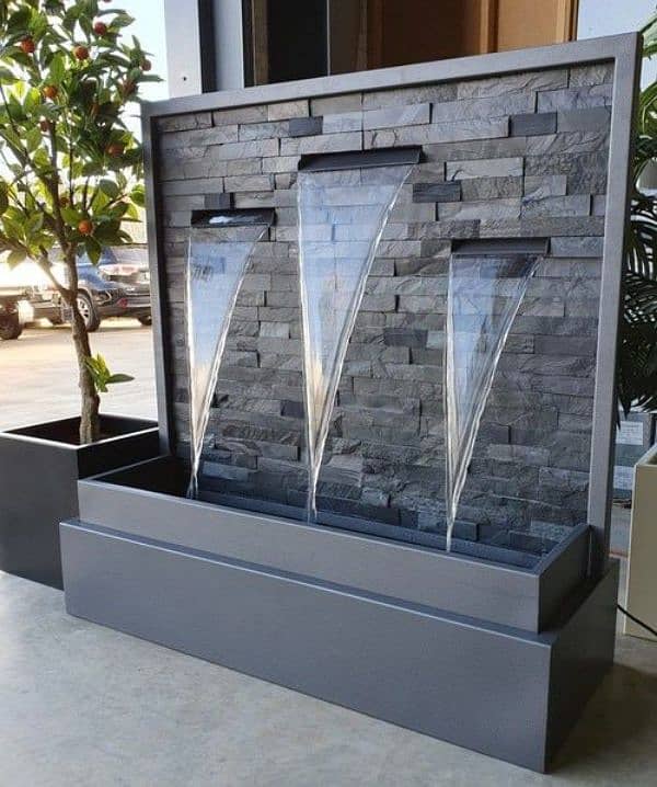 Waterfall - Fountain - Water Features - Vertical Garden - Pool 15