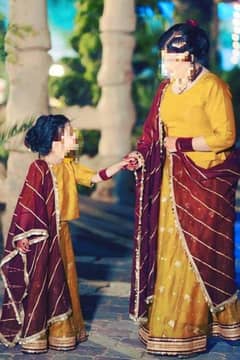 mother daughter lehanga choli 0