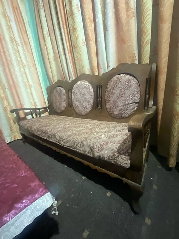 sofa set for sale original wood 4