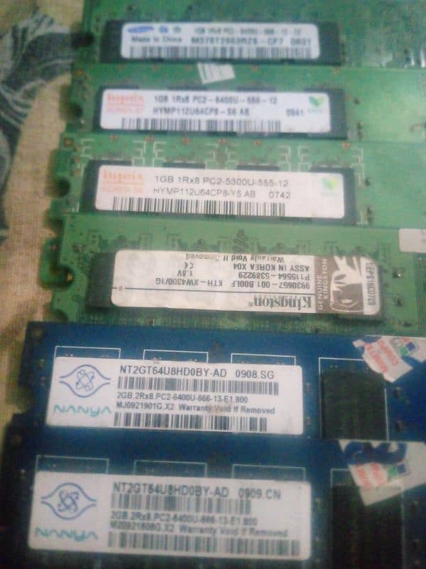 DDR 2 ram available 1GB / 2GB 1