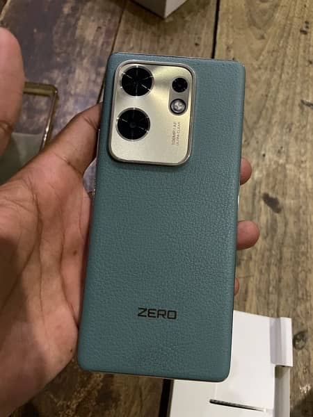 Infinix zero 30 4G 8+8 Ram Memory 256 Front Finger With Box 45watt cha 0