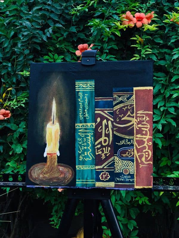 CALLIGRAPHY CANDLE ART 0