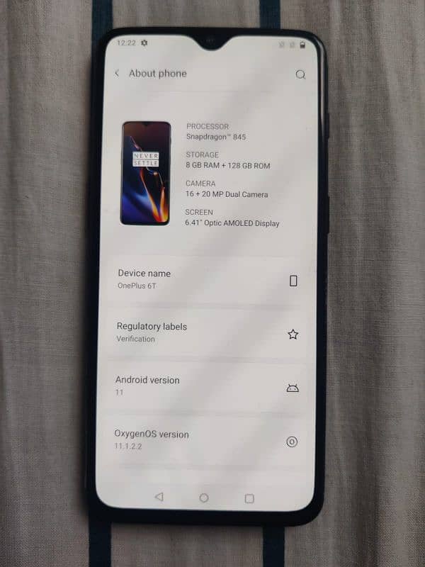 OnePlus 6t 8/128 4