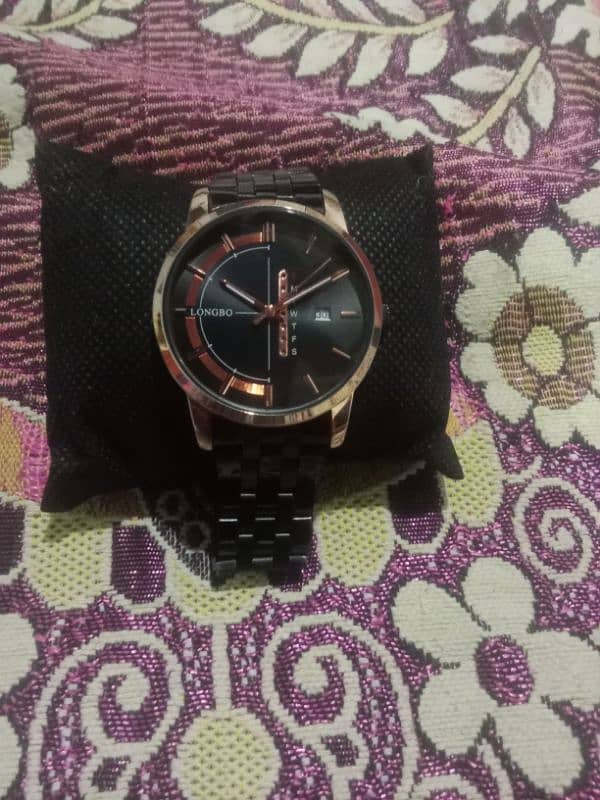 men beautiful longbo branded watch and see date and day on this watch 0