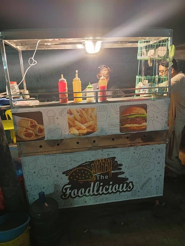 new stall 5*2 fries and zinger stall with complete new set-up 0