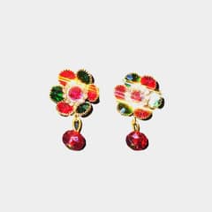 Korean Fashion Small Flower Women's Earrings Multiple Colors