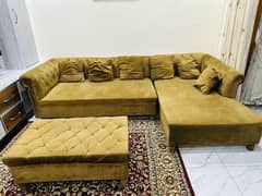 L shape cornor sofa like new