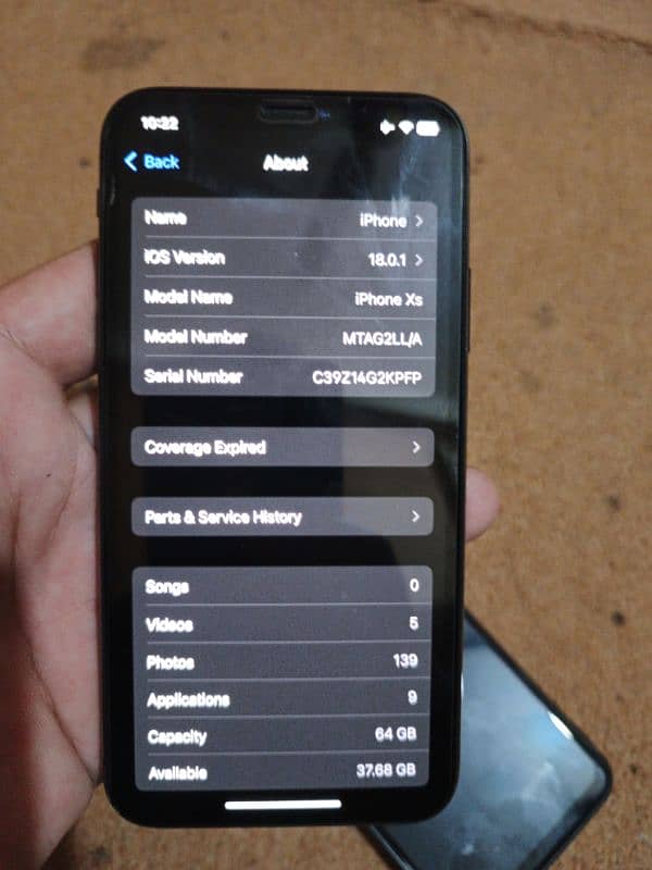 iphone xs genuine lla model non pta sale or exchange 5