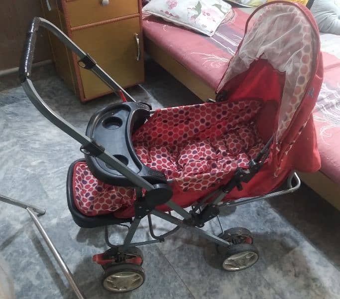 17 inch baby girl imported coat and 1 used pram for sale 6