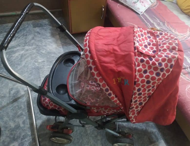 17 inch baby girl imported coat and 1 used pram for sale 7