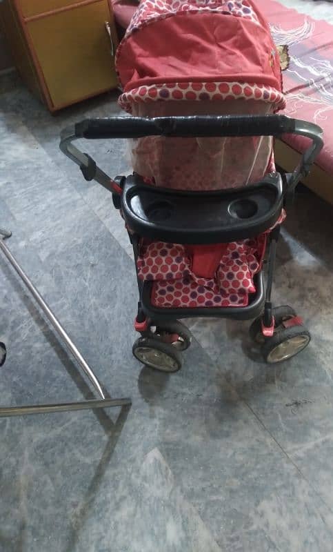 17 inch baby girl imported coat and 1 used pram for sale 10