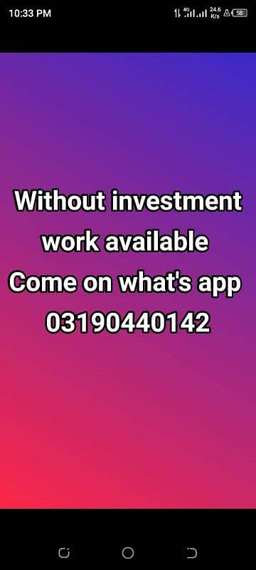 Online work using What's app 0