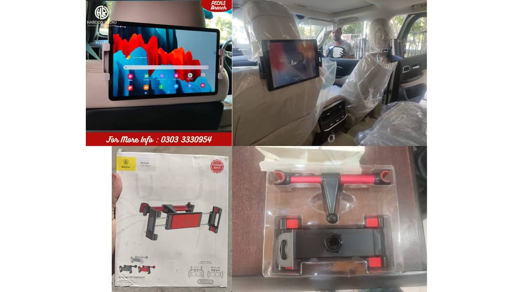 Car Headrest Screens and Complete Rear Entertainment Solution. 1