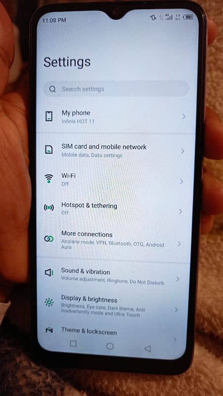Infinix hot 11. .  (4/28)GB 2