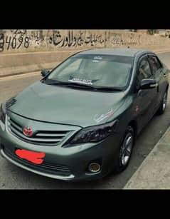 toyota carolla G L I  model 2012