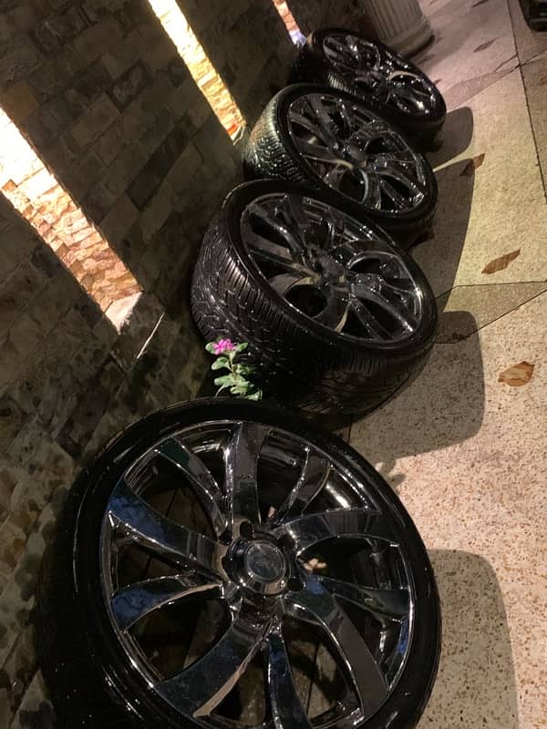 Alloy rim tires 2