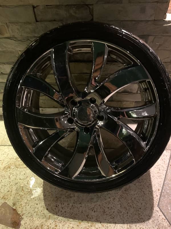 Alloy rim tires 4