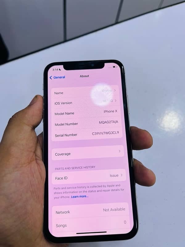 iphone X 256gb Pta approved 5