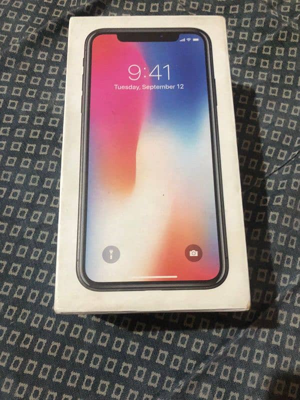 I phone X PTA approved with box 5