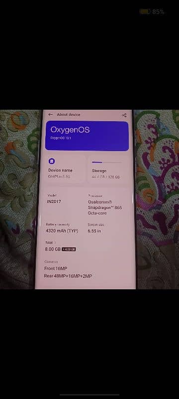 OnePlus 8 5g 8/128 global sim pta approved 1