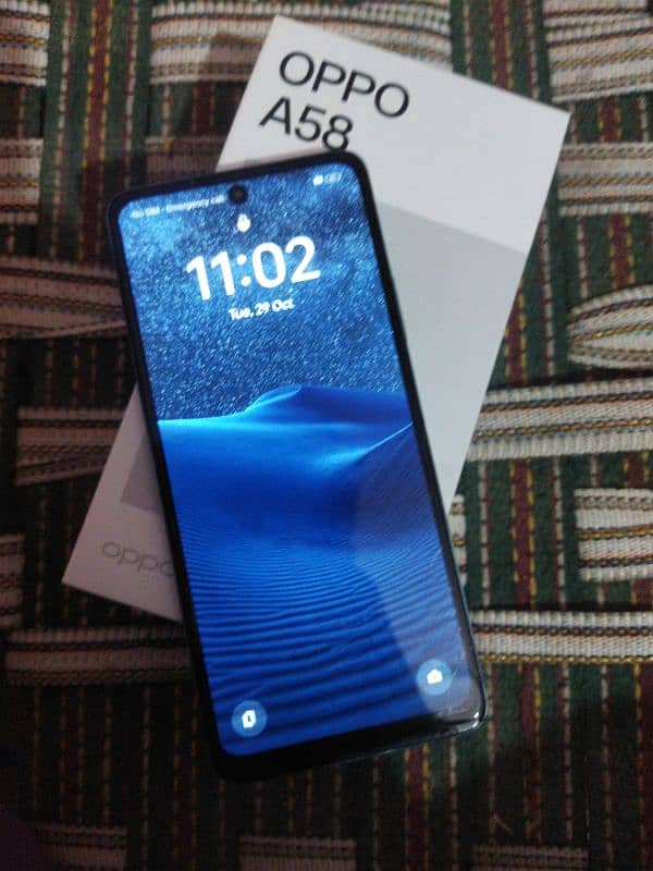 oppo a58 8GB 128 GB 2