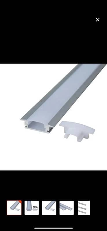 LED linear series and Alumanium profile lights are available 9