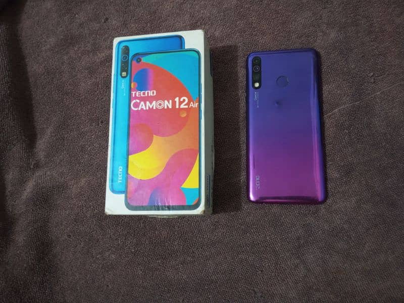 tecno camon 12 air . shafiq colony block 22 fb area karachi 0