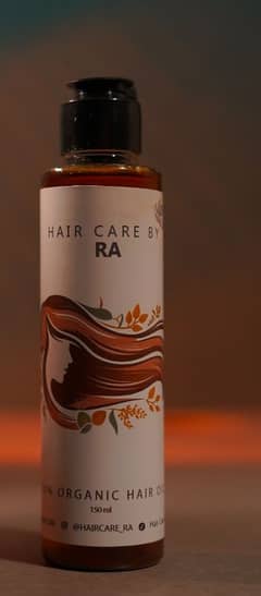 100% organic hair oil