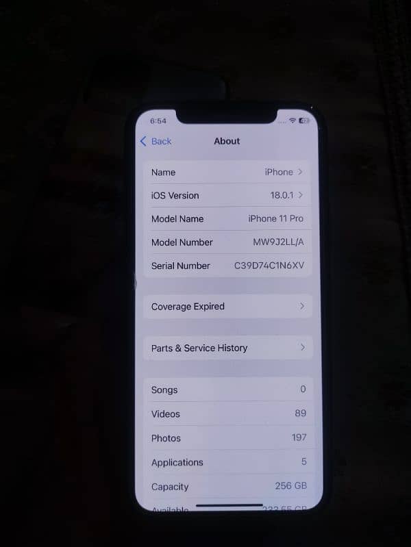 iPhone 11 pro 256 gb  non pta JV . 1