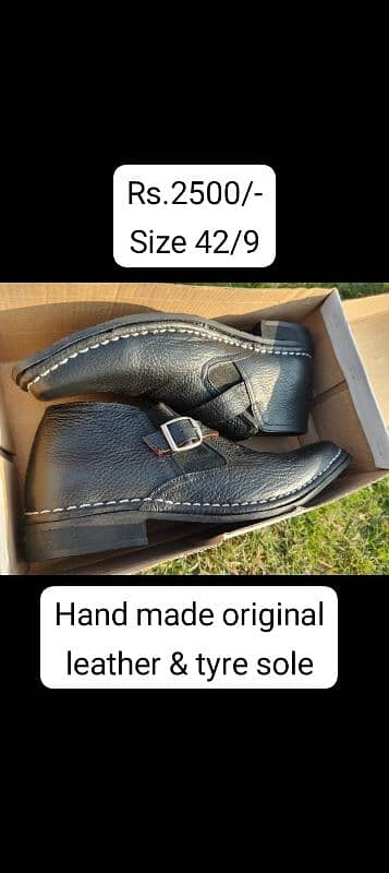 Hand made original tyre sole 1