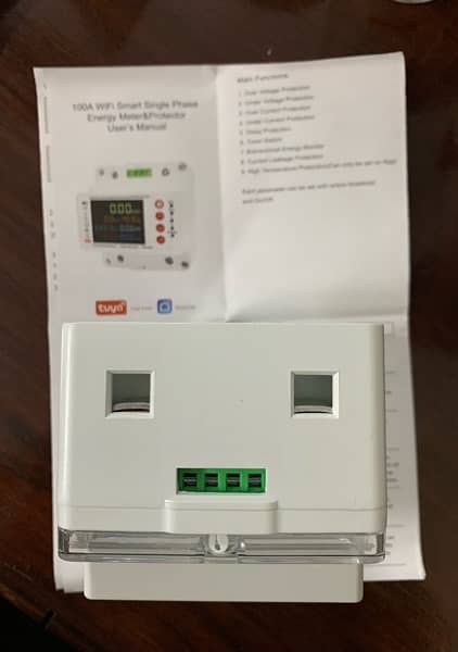 100A WiFi Smart Single Phase Bi-Directional Energy Meter & Protector 5