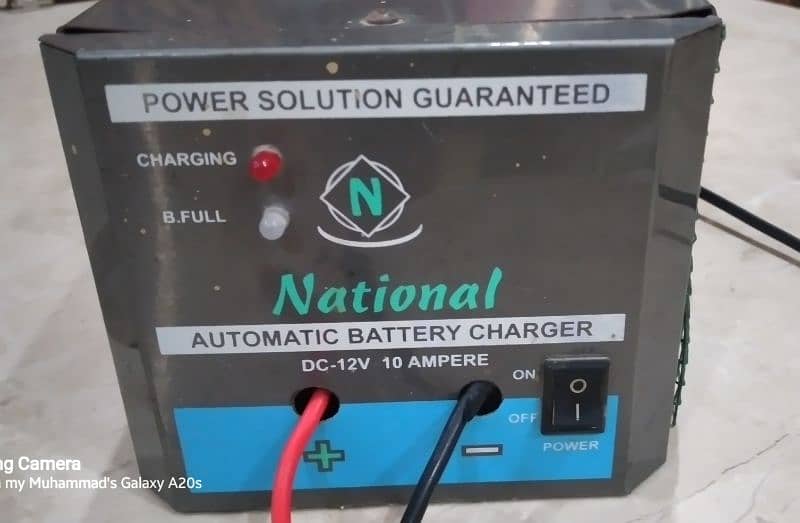 National 12 Volt 10 Amp Transformer Battery Charger Automatic 0