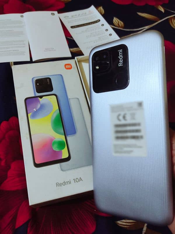 Redmi 10A 3 64 with box urgently sale 2