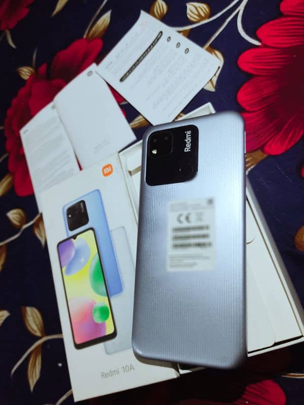 Redmi 10A 3 64 with box urgently sale 6