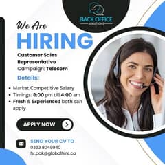 Customer Sales Representatives