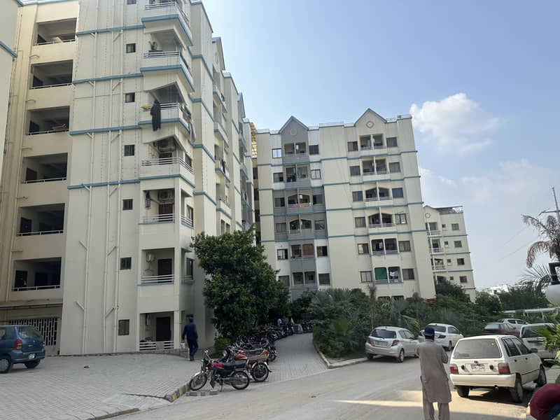 602 sq ft 1 bed furnished apartment Defence Residency DHA 2 Islamabad for rent 1