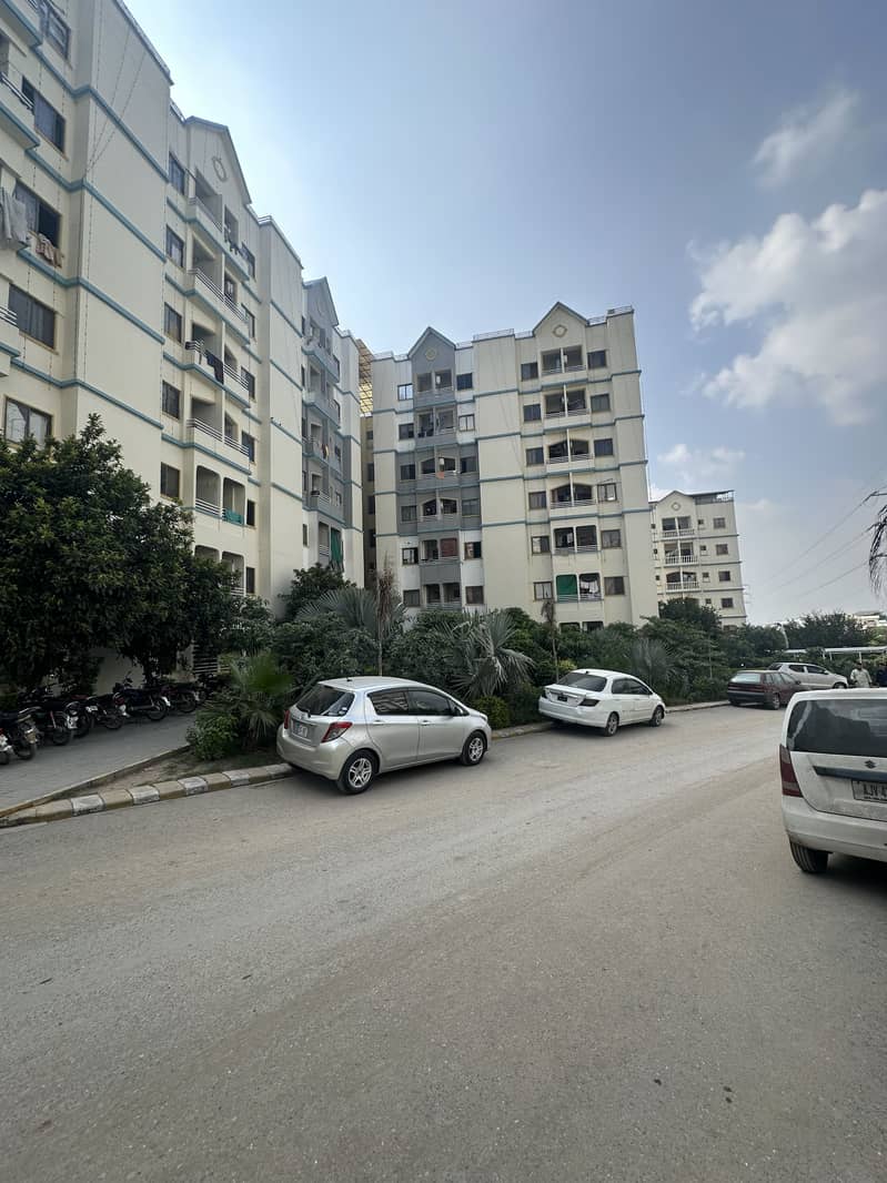 602 sq ft 1 bed furnished apartment Defence Residency DHA 2 Islamabad for rent 2