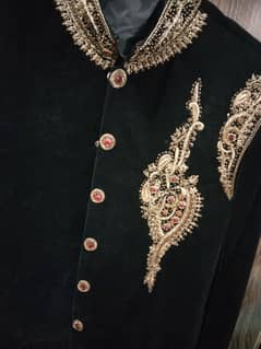 Black Velvet shirwani