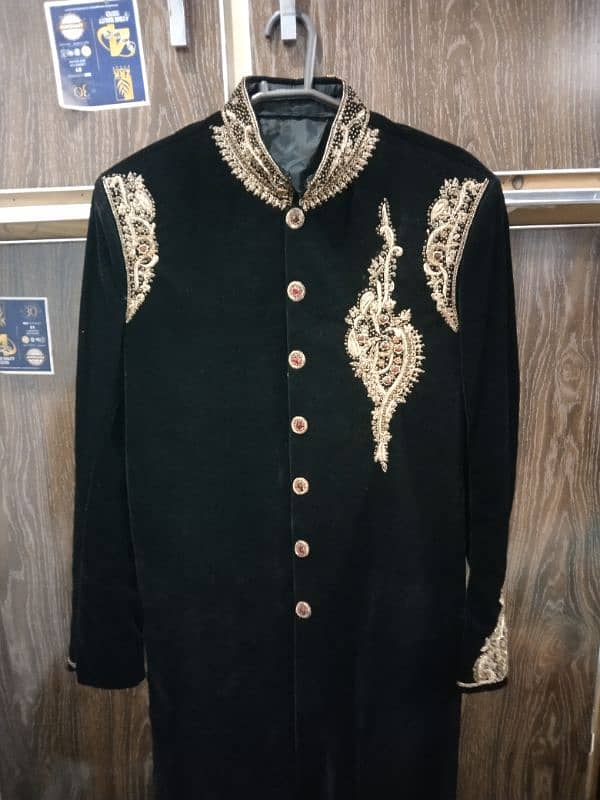 Black Velvet shirwani 3