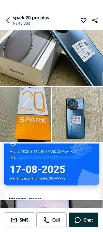 Tecno spark 20 pro plus 256/8/8 just one month use 2