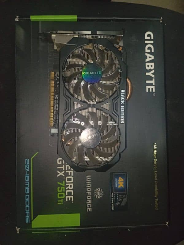 GTX 750 ti black edition 0