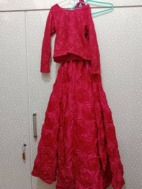 shocking pink long maxi 5