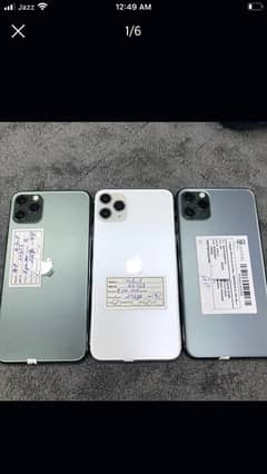 Iphone 11 Pro Max 256Gb Official Pta Approved Kits 0