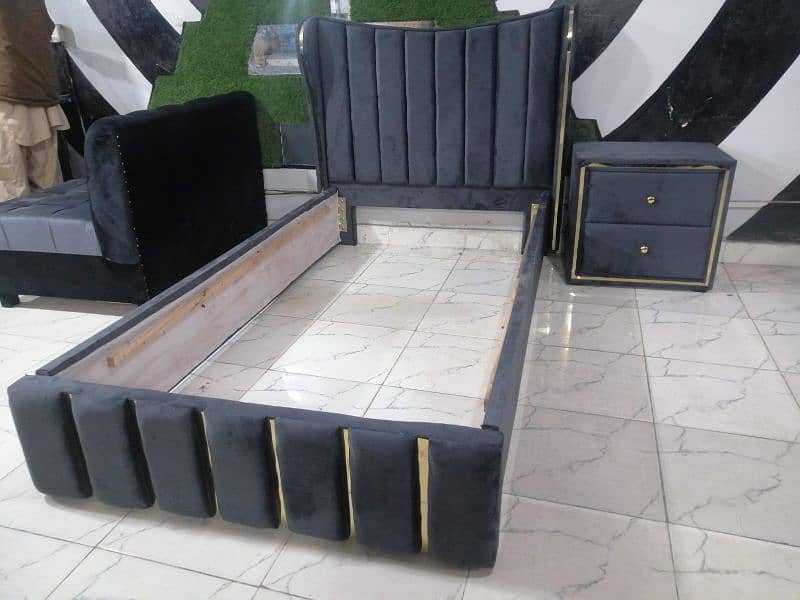 brand new elegant design single bed 4