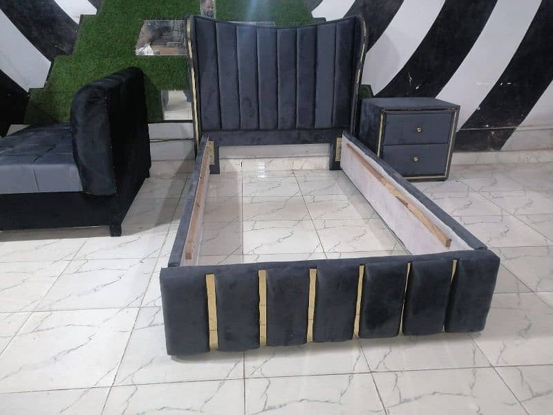 brand new elegant design single bed 5